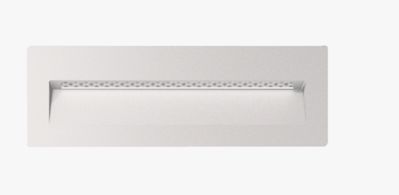 ZAC WHITE 12/24V 8W 3CCT RECTANGULAR RECESSED WALL LIGHT IP65